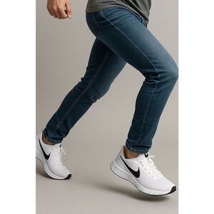 Nike Revolution 6 Next Nature Men’s Running Shoes White Black Speckled Sole Size